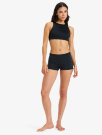 2 Roxy Pro Wave Crop Top Sd - Bikini Top for Women Black ERJX305582 Roxy