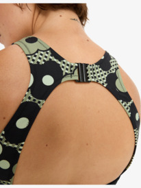 4 Roxy Pro Wave Crop Top Pt - Parte de cima de biquíni para Mulher Preto ERJX305583 Roxy