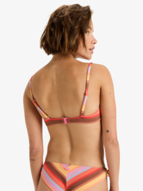 2 Sunset Stripe Uw Bra - Triangle Bikini Top for Women Pink ERJX305586 Roxy