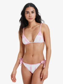 0 Sunrise Tiki Tri - Triangle Bikini Top for Women Pink ERJX305610 Roxy