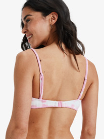 5 Sunrise - Bandeau Bikini Top for Women Pink ERJX305611 Roxy