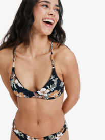0 Nostalgic Feels - Bralette Bikini Top for Women Brown ERJX305616 Roxy