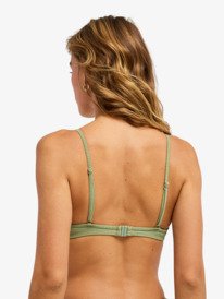 4 Roxy Love - Bralette Bikini Top for Women Green ERJX305629 Roxy