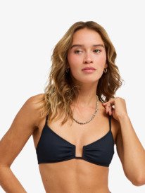 0 Roxy Love - Top de bikini Bralette para mujer Negro ERJX305629 Roxy