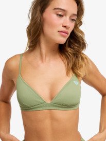 0 Roxy Love - Triangle Bikini Top for Women Green ERJX305630 Roxy