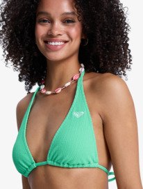 2 Roxy Sunshine Tiki Tri - Triangle-Bikinioberteil für Frauen Grün ERJX305636 Roxy