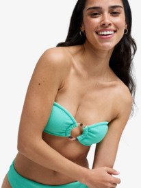 3 Roxy Sunshine - Bandeau-Bikinioberteil für Frauen Grün ERJX305637 Roxy