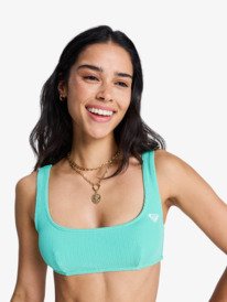 2 Roxy Sunshine - Parte de cima de biquíni Bralette para Mulher Verde ERJX305638 Roxy