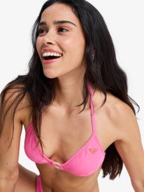 7 Roxy Paradise - Haut de bikini triangle pour Femme Rose ERJX305640 Roxy