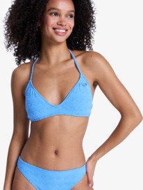 0 Paradise Wave - Haut de bikini triangle pour Femme Bleu ERJX305646 Roxy