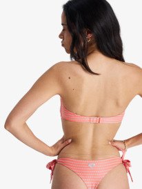 4 Wavy Baby - Bandeau Bikini Top for Women Pink ERJX305647 Roxy