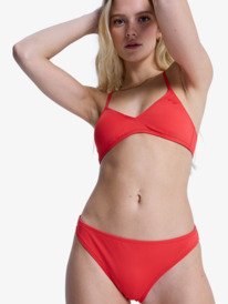 6 Solid Essentials - Parte de cima de biqu&iacute;ni triangular para Mulher Vermelho ERJX305650 Roxy
