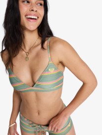 0 Ocean Dreamer - Triangle Bikini Top for Women Green ERJX305657 Roxy