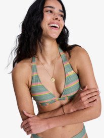 0 Ocean Dreamer - Triangel bikinitop voor Dames Green ERJX305658 Roxy