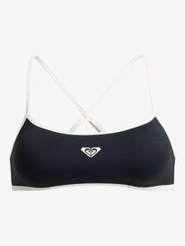 5 The Retro Essentials - Parte de cima de biqu&iacute;ni Bralette para Mulher Preto ERJX305663 Roxy