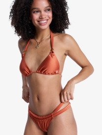 1 Beachside Bohemia - Haut de bikini triangle pour Femme Orange ERJX305673 Roxy