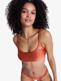 3 Beachside Bohemia - Bralette-Bikinioberteil f&uuml;r Frauen Orange ERJX305675 Roxy