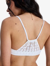 3 Roxy Island - Bralette Bikini Top for Women White ERJX305678 Roxy