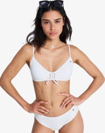 0 Roxy Island - Bralette Bikini Top for Women White ERJX305679 Roxy