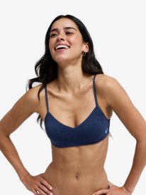 0 Roxy Shine - Bralette Bikini Top for Women Blue ERJX305682 Roxy