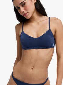 1 Roxy Shine - Bralette Bikini Top for Women Blue ERJX305682 Roxy