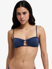 0 Roxy Shine - Bandeau Bikini Top for Women Blue ERJX305684 Roxy