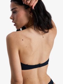 7 Solid Essentials - Bandeau-Bikinioberteil für Frauen Schwarz ERJX305692 Roxy