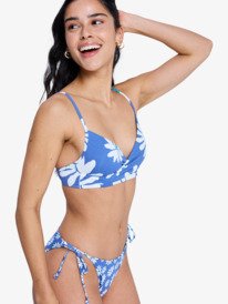 1 Printed Essentials - Bralette-Bikinioberteil für Frauen Blau ERJX305694 Roxy