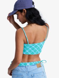 4 Printed Essentials - Bikini-Tanktop für Frauen Grün ERJX305696 Roxy