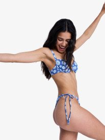 1 Printed Essentials - Haut de bikini bandeau pour Femme Bleu ERJX305699 Roxy