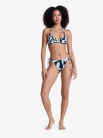 3 Printed Essentials - Triangle Bikini Top for Women Black ERJX305701 Roxy