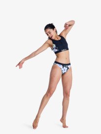 3 Roxy Active - Crop Bikini Top for Women Black ERJX305719 Roxy