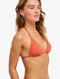 1 Current Coolness Tiki Tri - Reggiseno bikini triangolare da Donna Orange ERJX305735 Roxy
