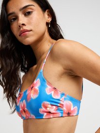 3 Hibiscus Daze Bralette Blau ERJX305744 Roxy