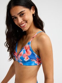 3 Hibiscus Daze Triangle Blue ERJX305746 Roxy