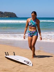 2 Roxy Active Crop Top Lila ERJX305767 Roxy