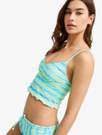 1 Neon Queen - Tank Bikini Top for Women Green ERJX305806 Roxy