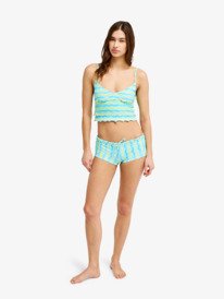 3 Neon Queen - Tank Bikini Top for Women Green ERJX305806 Roxy