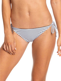 0 Printed Beach Classics - Regular Tie-Side Bikini Bottoms for Women Black ERJX403776 Roxy
