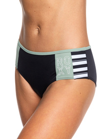 1 ROXY Fitness - Bas de bikini shorty pour Femme Noir ERJX403790 Roxy