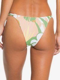8 Wildflowers - Bas de bikini réversible couvrance mini pour Femme Vert ERJX404144 Roxy