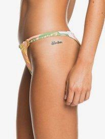 3 Wildflowers - Bas de bikini réversible couvrance mini pour Femme Vert ERJX404144 Roxy