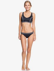 3 Roxy Active - Mini-Bikiniunterteil für Frauen Schwarz ERJX404244 Roxy