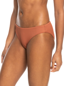 1 Roxy Love The Comber - Bragas de bikini hipster para mujer Marron ERJX404414 Roxy