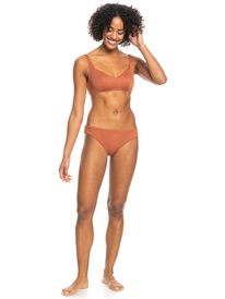 2 Roxy Love The Comber - Bragas de bikini hipster para mujer Marron ERJX404414 Roxy