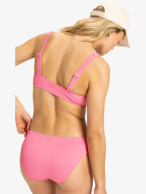 6 Roxy Love The Comber - Medium Coverage Bikini Bottoms for Women Pink ERJX404414 Roxy