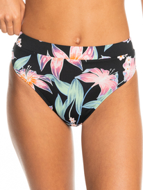 4 Printed Beach Classics - Braguita de bikini de cintura media para Mujer Negro ERJX404428 Roxy