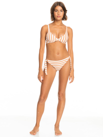 2 Printed Beach Classics - Bas de bikini coupe Cheeky pour Femme Marron ERJX404432 Roxy
