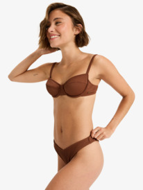 1 Rib Roxy Love The Sunseeker - Bas de bikini pour Femme Marron ERJX404434 Roxy