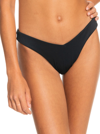 2 Roxy Love - Bikiniunterteil mit hohem Bund für Frauen Schwarz ERJX404434 Roxy